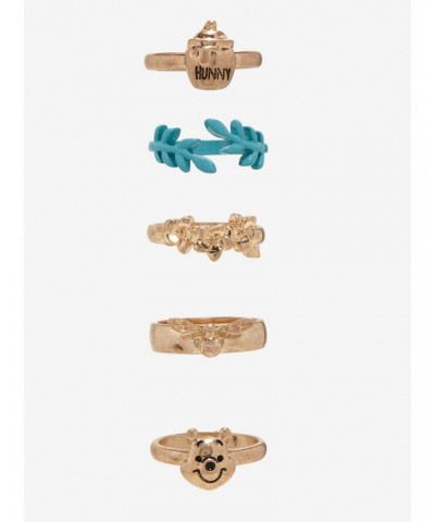 Disney Winnie The Pooh Gold Nature Ring Set $5.16 Ring Set