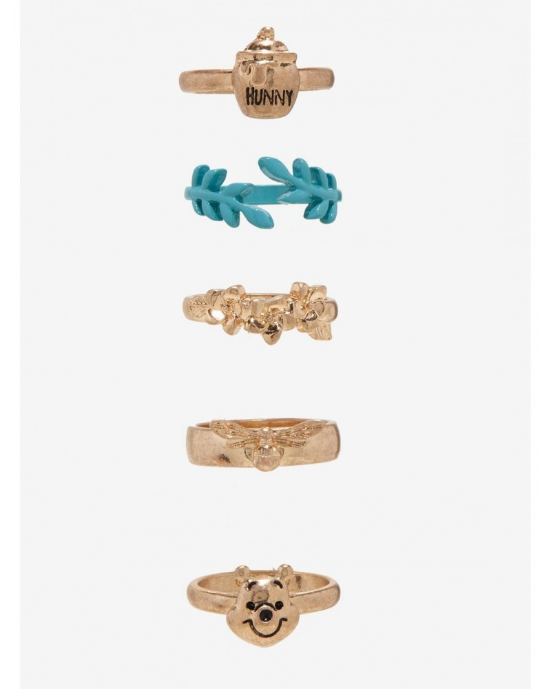 Disney Winnie The Pooh Gold Nature Ring Set $5.16 Ring Set