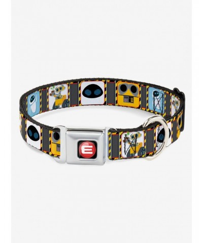 Disney Pixar Wall-E & Eve Pose Face Hazard Blocks Dog Collar Seatbelt Buckle $10.76 Buckles