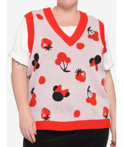 Her Universe Disney Minnie Mouse Fruit Girls Sweater Vest Plus Size $9.46 Vests