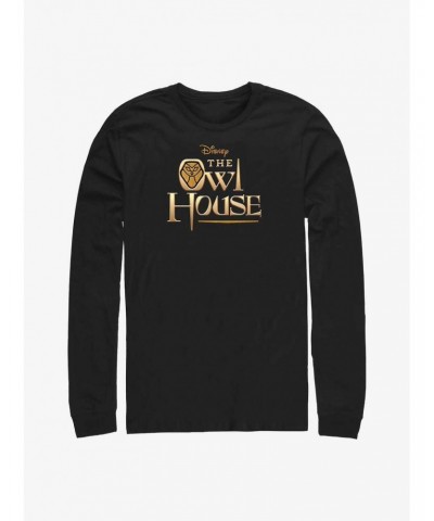 Disney The Owl House Gold Logo Long-Sleeve T-Shirt $11.84 T-Shirts