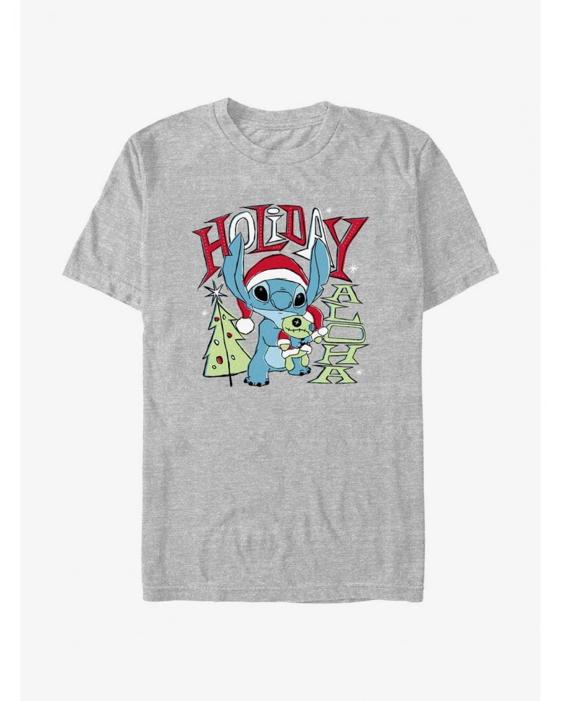 Disney Lilo & Stitch Holiday Aloha T-Shirt $10.04 T-Shirts