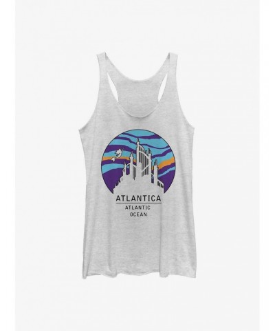 Disney The Little Mermaid Atlantica Logo Girls Tank $8.03 Tanks