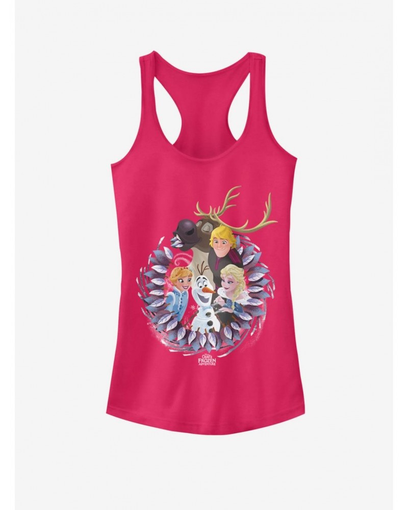 Disney Frozen Wreath Group Girls Tank $10.46 Tanks