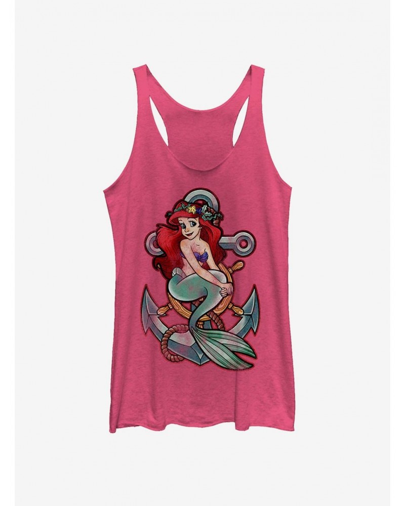 Disney Ariel Vintage Anchor Girls Tank $12.17 Tanks