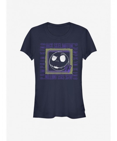 Disney The Nightmare Before Christmas Jack Skate Girls T-Shirt $8.72 T-Shirts