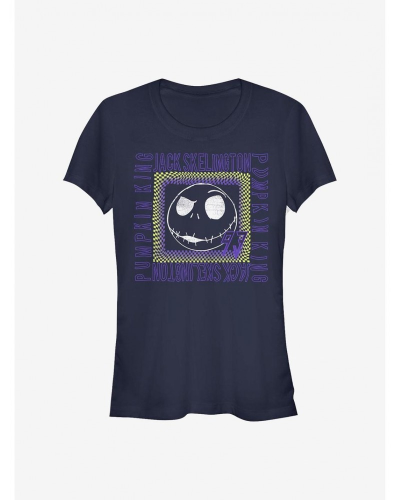 Disney The Nightmare Before Christmas Jack Skate Girls T-Shirt $8.72 T-Shirts