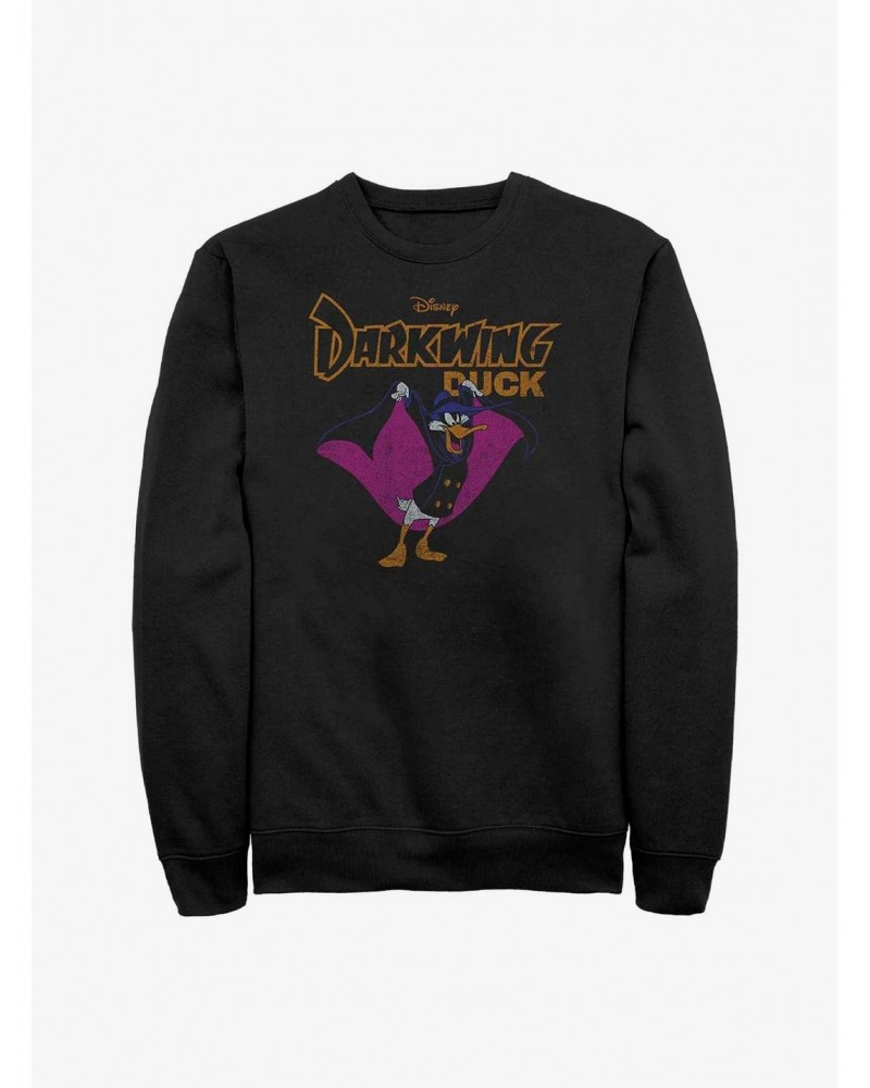 Disney Darkwing Duck The Dark Duck Sweatshirt $17.34 Sweatshirts