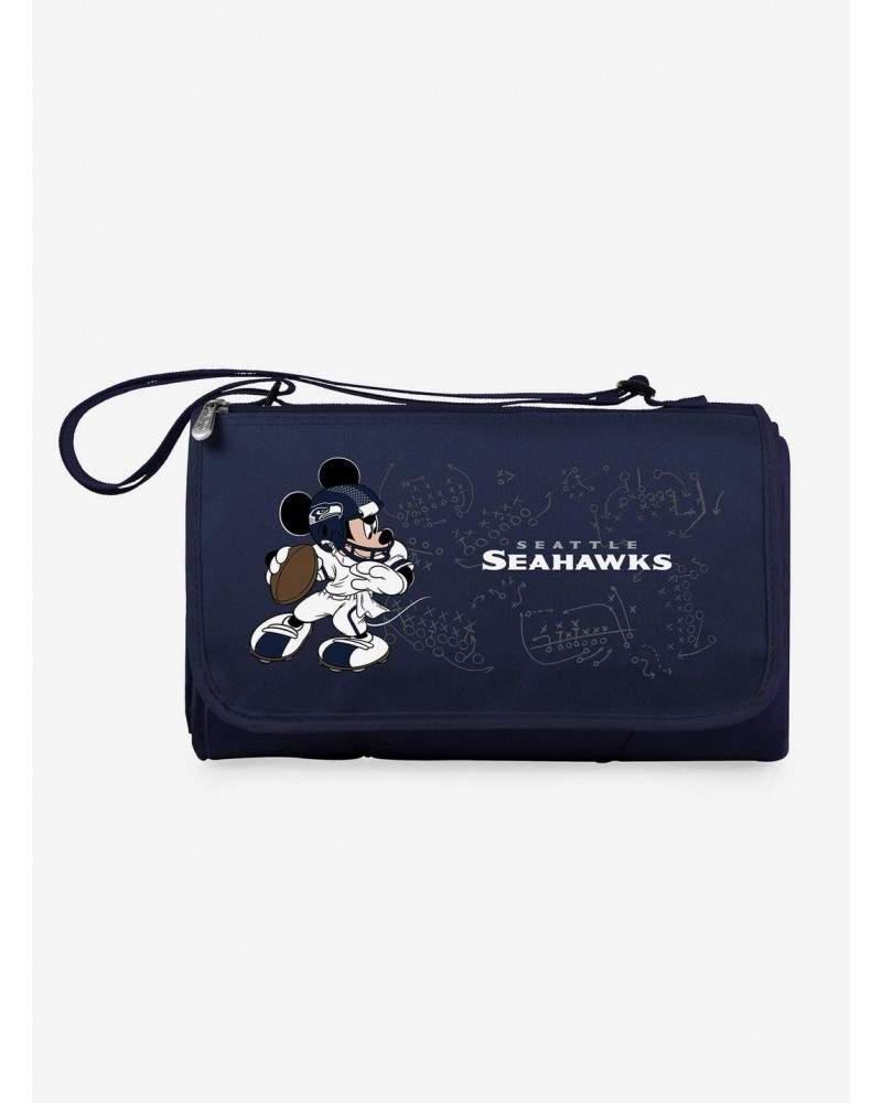 Disney Mickey Mouse NFL Seattle Seahawks Outdoor Picnic Blanket $20.63 Blankets