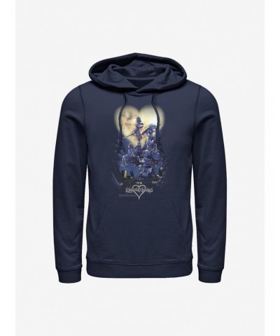 Disney Kingdom Hearts Poster Logo Hoodie $20.65 Hoodies