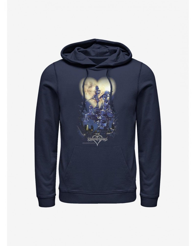 Disney Kingdom Hearts Poster Logo Hoodie $20.65 Hoodies