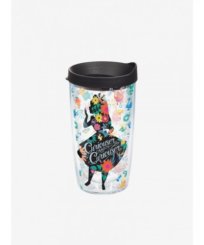 Disney Alice In Wonderland Curiouser 16oz Classic Tumbler With Lid $7.94 Tumblers