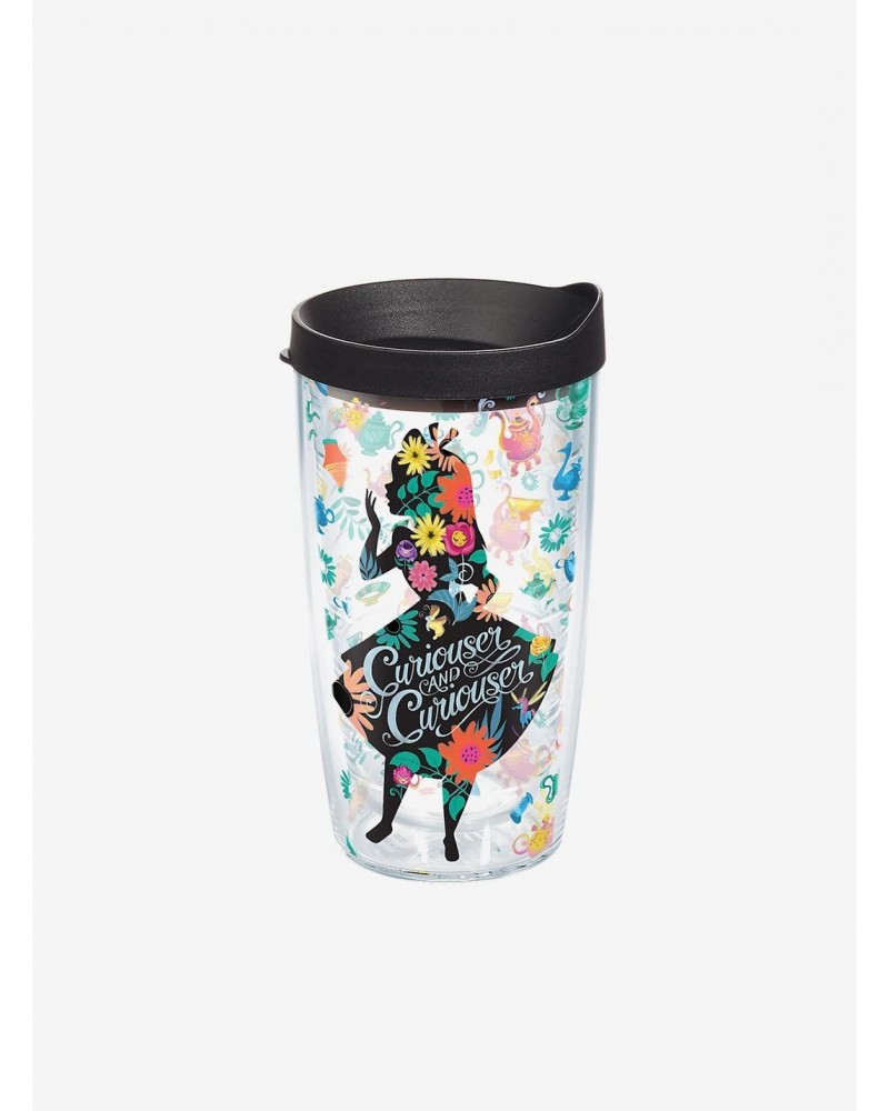 Disney Alice In Wonderland Curiouser 16oz Classic Tumbler With Lid $7.94 Tumblers