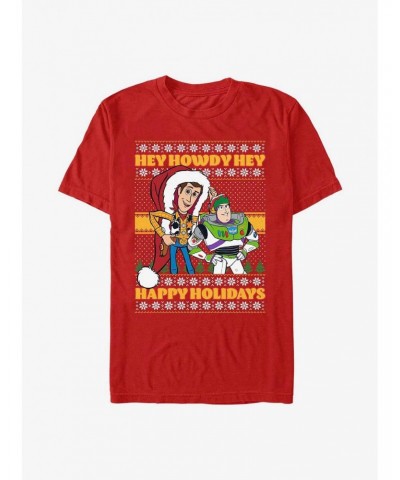 Disney Pixar Toy Story Howdy Holidays T-Shirt $11.23 T-Shirts