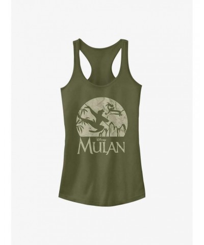 Disney Mulan Training Silhouette Girls Tank $7.47 Tanks