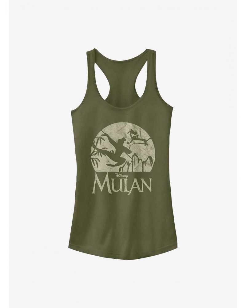 Disney Mulan Training Silhouette Girls Tank $7.47 Tanks