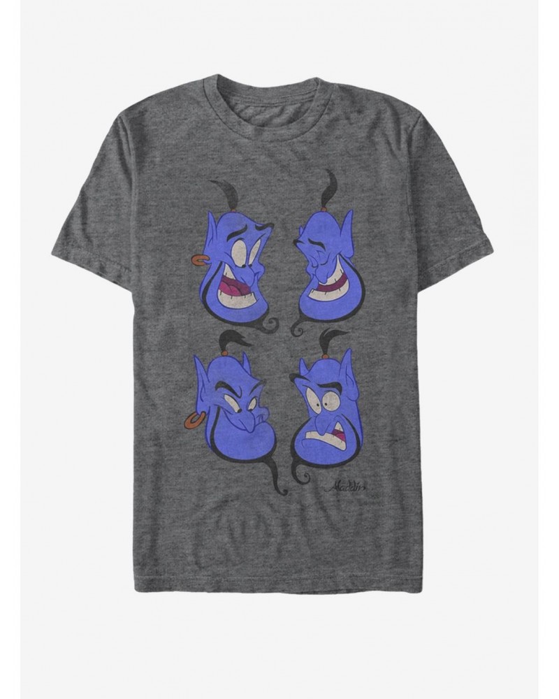 Disney Aladdin Genie Faces T-Shirt $9.80 T-Shirts