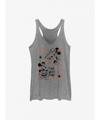 Disney Mickey Mouse Feelin' Spooky Girls Tank $9.84 Tanks