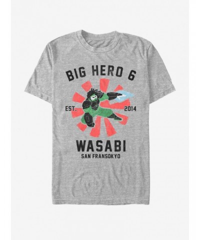 Disney Pixar Big Hero 6 Wasabi Collegiate T-Shirt $9.32 T-Shirts