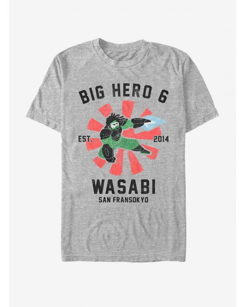 Disney Pixar Big Hero 6 Wasabi Collegiate T-Shirt $9.32 T-Shirts