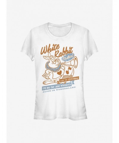 Disney Alice In Wonderland Girls T-Shirt Rabbit Girls T-Shirt $11.95 T-Shirts