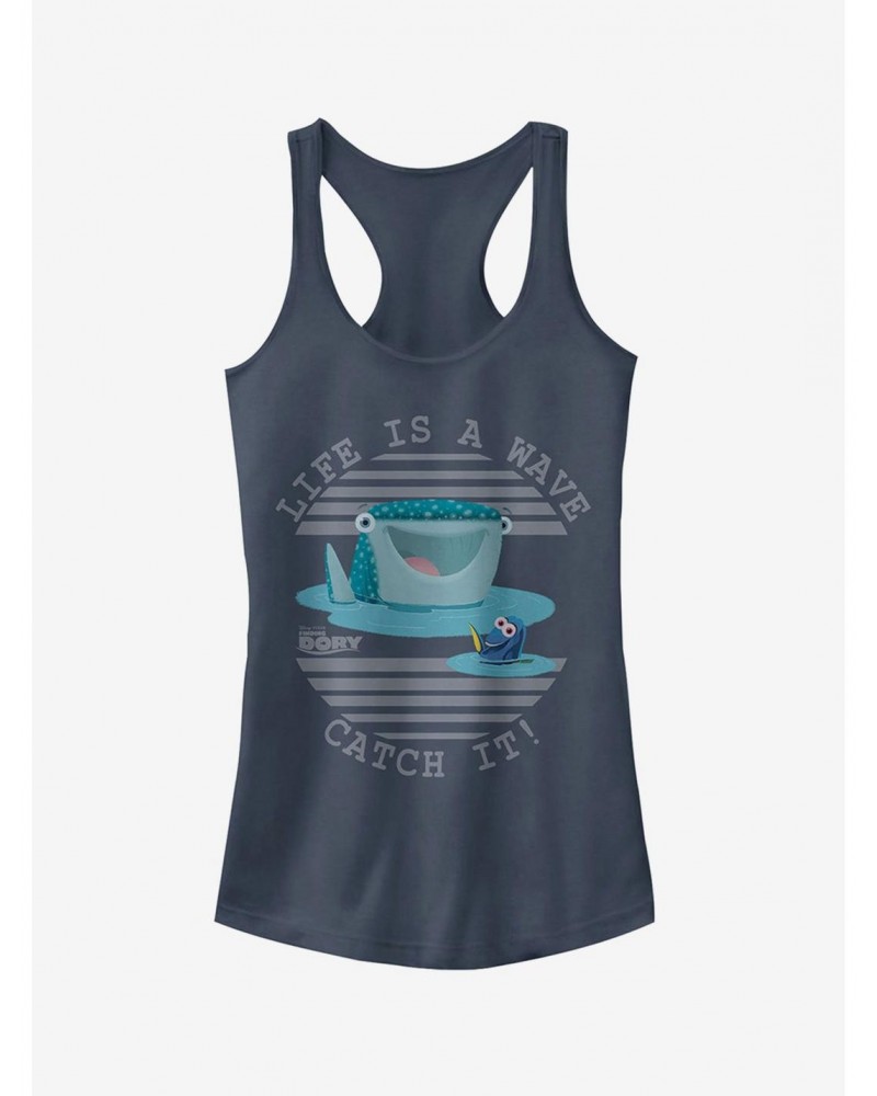 Disney Pixar Finding Dory Destiny Life is Wave Girls Tank Top $11.95 Tops