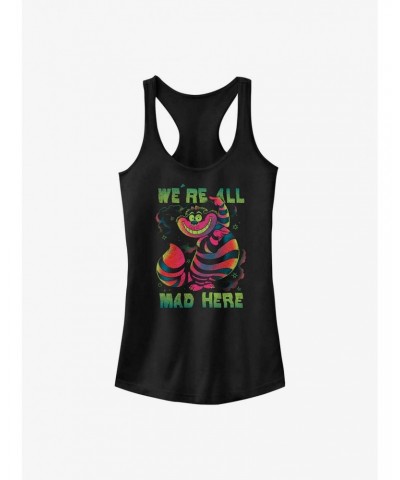 Disney Alice in Wonderland Mad Cheshire Girls Tank $10.96 Tanks