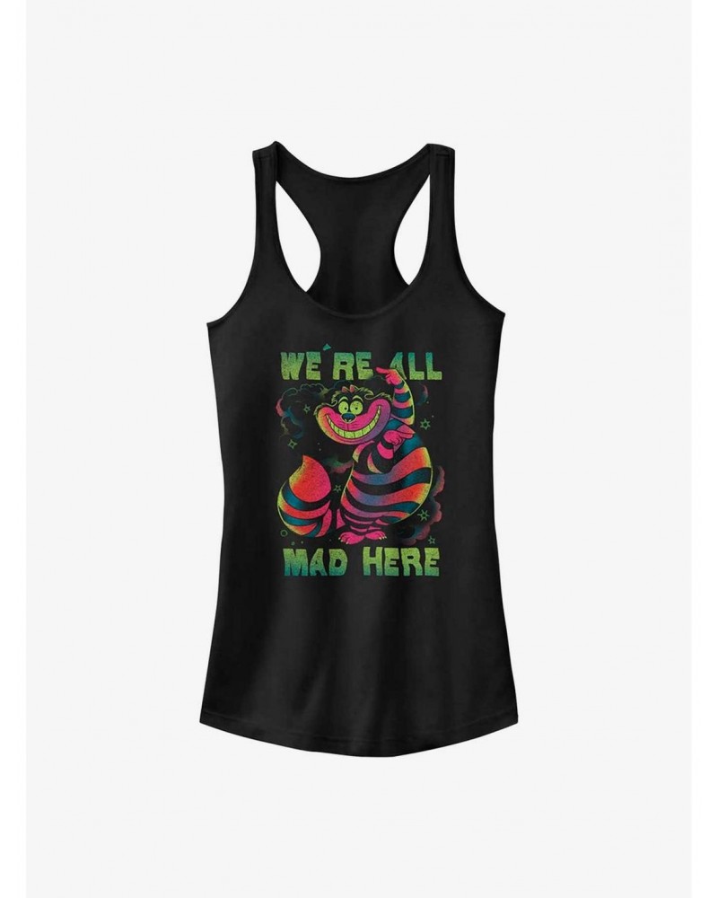 Disney Alice in Wonderland Mad Cheshire Girls Tank $10.96 Tanks