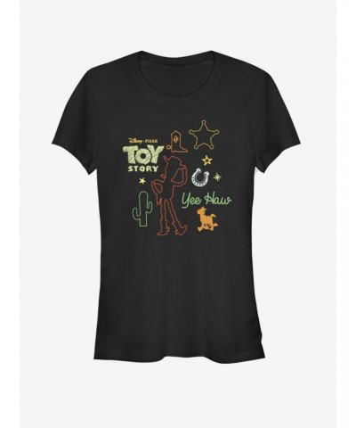 Disney Pixar Toy Story 4 Folk Story Girls T-Shirt $10.21 T-Shirts