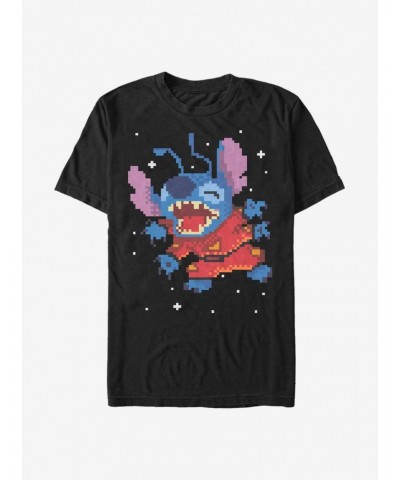 Disney Lilo & Stitch Pixel T-Shirt $10.28 T-Shirts