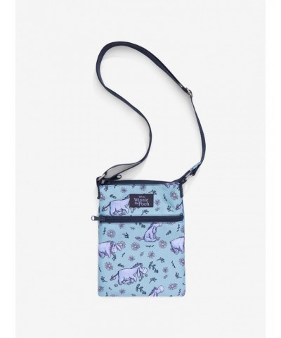 Disney Winnie The Pooh Eeyore Flowers Passport Crossbody Bag $6.85 Bags