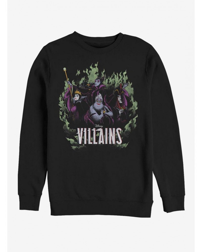 Disney Villains Children Of Mayhem Crew Sweatshirt $15.87 Sweatshirts