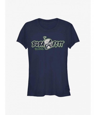 Star Wars The Book Of Boba Fett Legend Boba Girls T-Shirt $11.21 T-Shirts