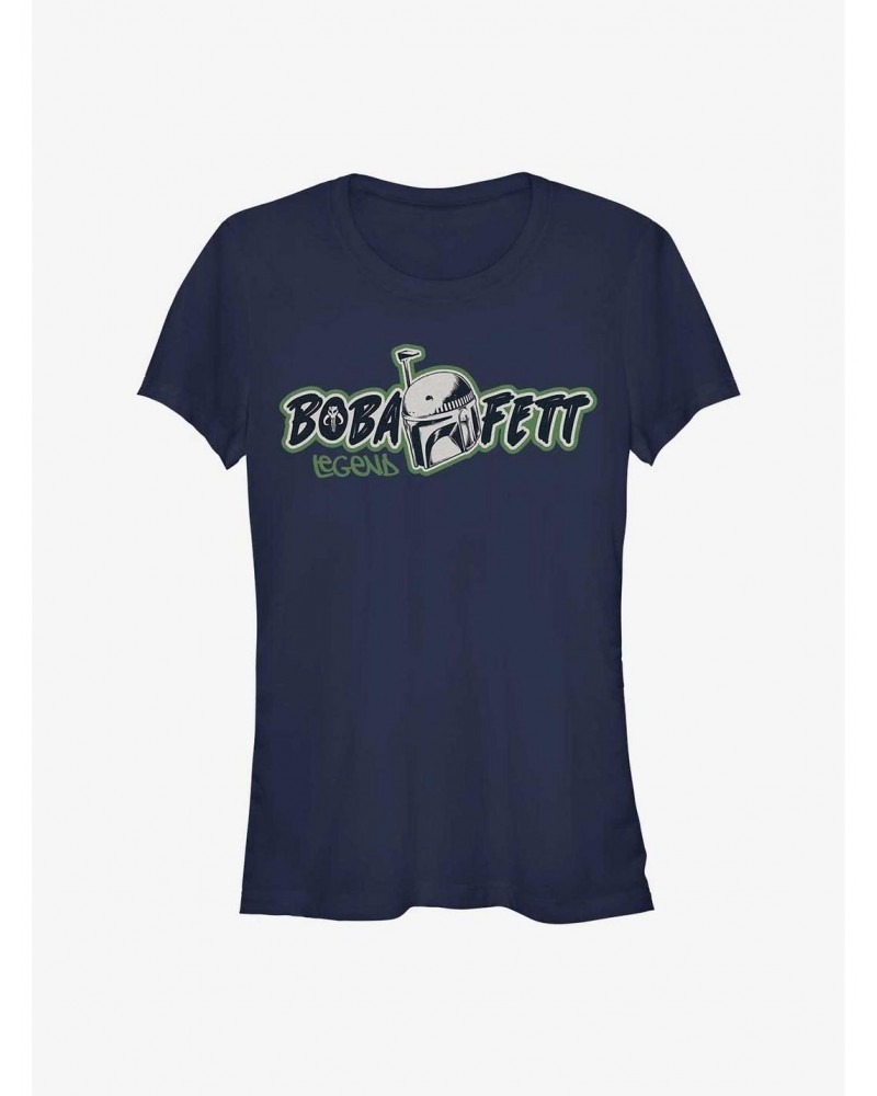 Star Wars The Book Of Boba Fett Legend Boba Girls T-Shirt $11.21 T-Shirts