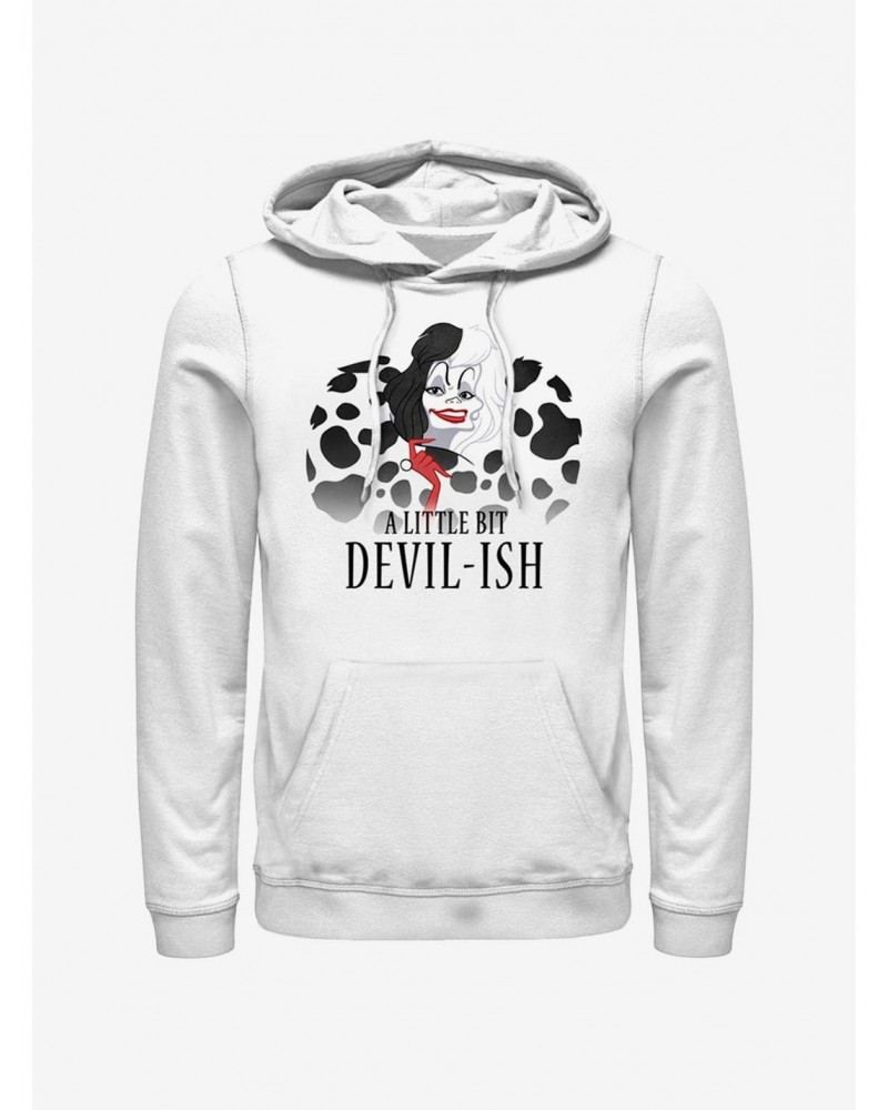 Disney Villains Cruella De Vil Scary Evil Cruella Hoodie $20.21 Hoodies