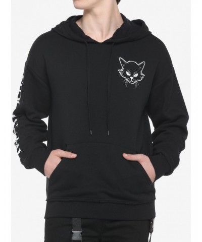 Our Universe Disney Hocus Pocus Black Flame Candle Binx Hoodie $4.79 Hoodies