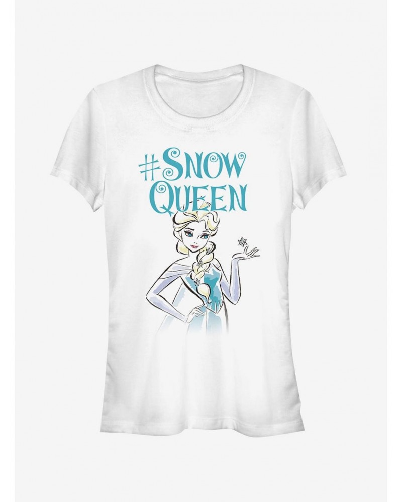 Disney Elsa Snow Queen Girls T-Shirt $12.45 T-Shirts