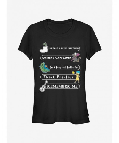 Disney Pixar Pixar Quotes Girls T-Shirt $10.71 T-Shirts