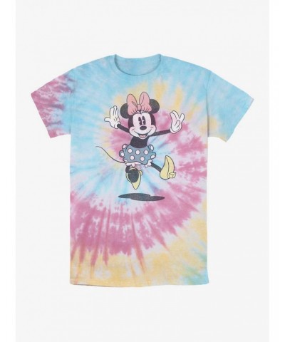 Disney Minnie Mouse Minnie Jump Tie Dye T-Shirt $10.88 T-Shirts