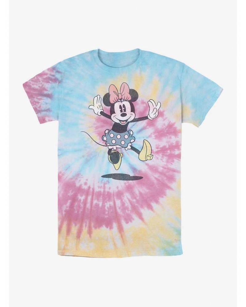 Disney Minnie Mouse Minnie Jump Tie Dye T-Shirt $10.88 T-Shirts