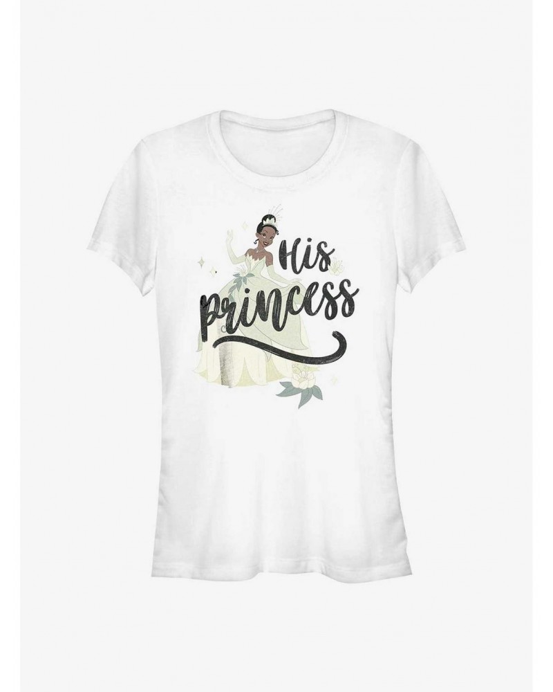 Disney Princesses His Princess Tiana Girls T-Shirt $11.45 T-Shirts