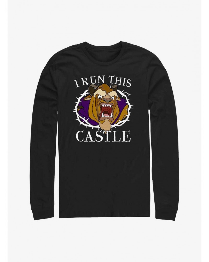 Disney Beauty and the Beast Castle Long-Sleeve T-Shirt $13.49 T-Shirts