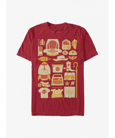 Pixar Toy Story Icons Poster T-Shirt $11.47 T-Shirts