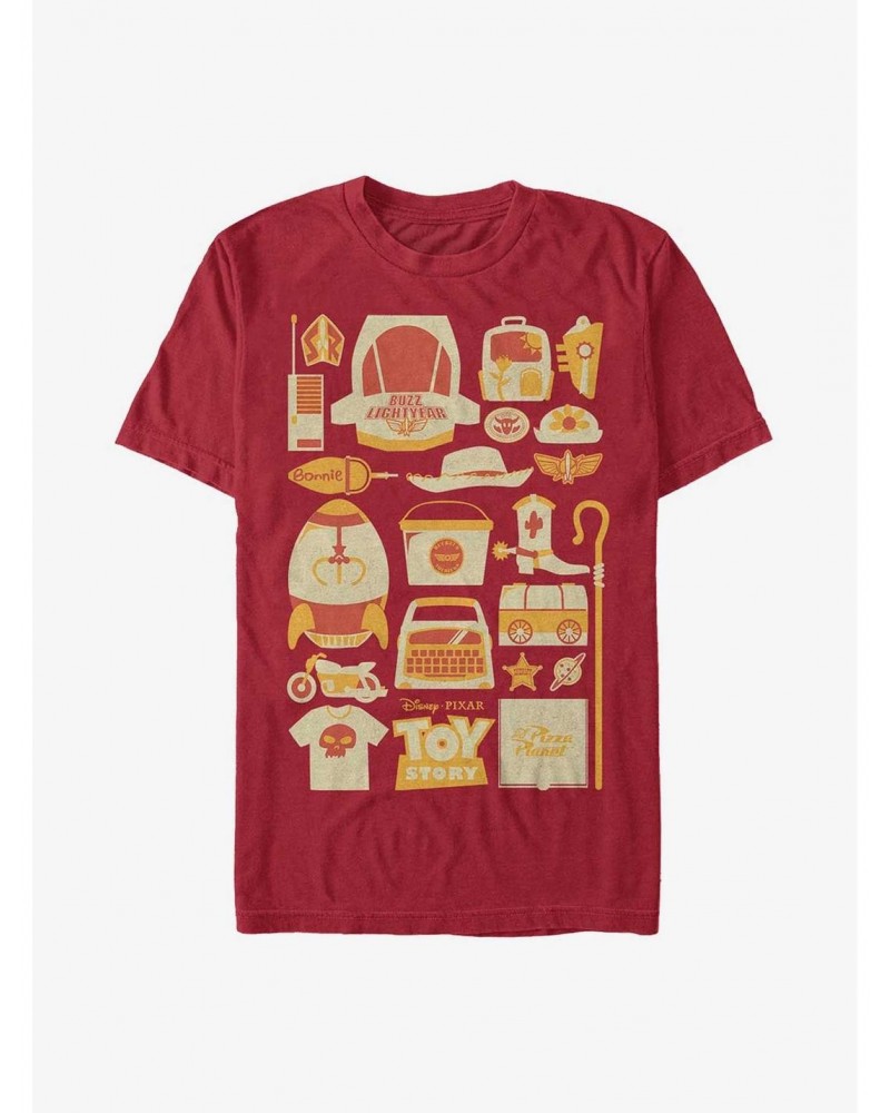 Pixar Toy Story Icons Poster T-Shirt $11.47 T-Shirts