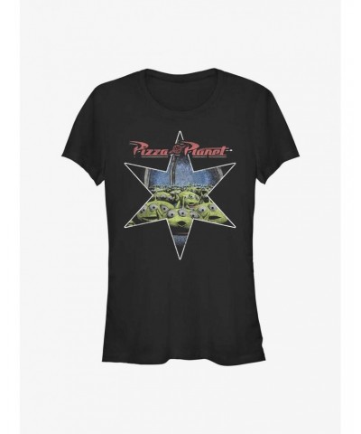 Disney Pixar Toy Story Pizza Planet Alien Star Girls T-Shirt $9.96 T-Shirts