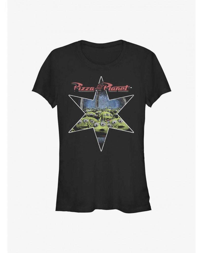 Disney Pixar Toy Story Pizza Planet Alien Star Girls T-Shirt $9.96 T-Shirts