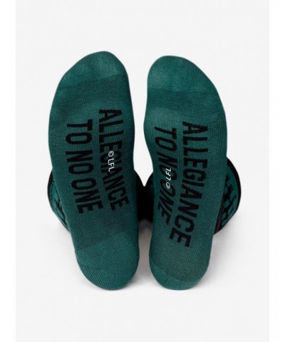 Star Wars The Book Of Boba Fett Hidden Message Green Crew Socks $5.67 Socks