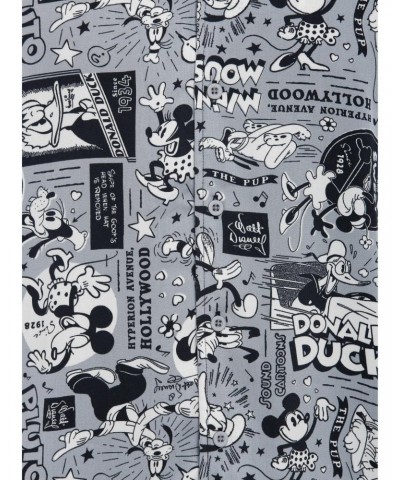 Our Universe Disney100 Mickey Mouse And Friends Vintage Woven Button-Up $17.96 Button-Up