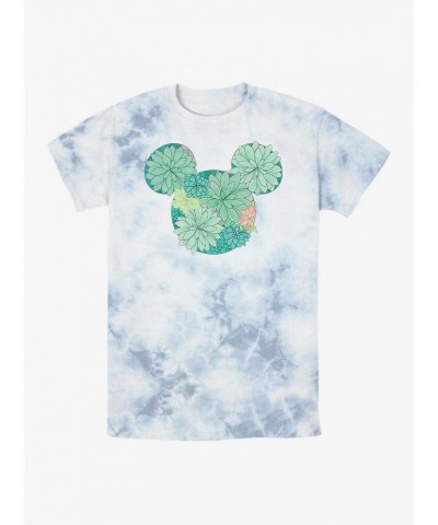 Disney Mickey Mouse Succulents Tie-Dye T-Shirt $8.03 T-Shirts