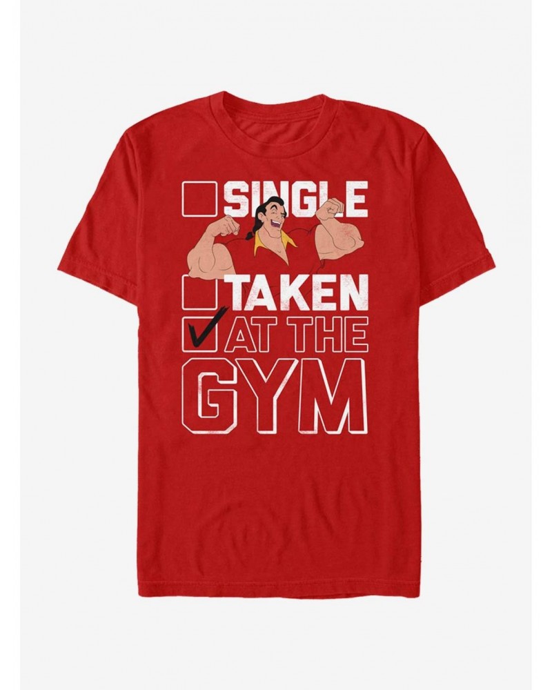 Disney Beauty And The Beast At The Gym T-Shirt $11.23 T-Shirts